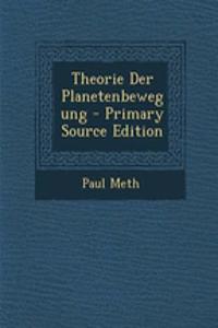 Theorie Der Planetenbewegung