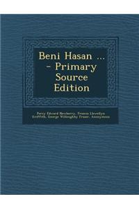 Beni Hasan ...