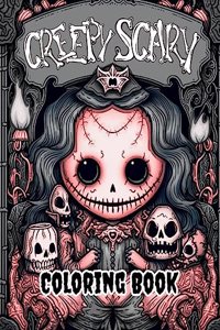 Creepy Scary Coloring Book