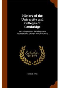 History of the University and Colleges of Cambridge