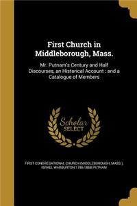 First Church in Middleborough, Mass.