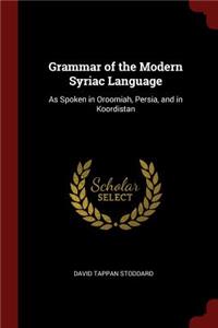 Grammar of the Modern Syriac Language