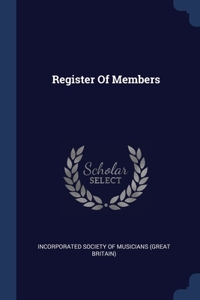 Register Of Members