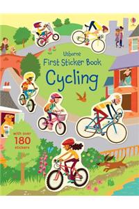 First Sticker Book Cycling