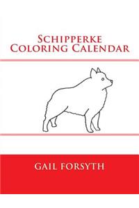 Schipperke Coloring Calendar