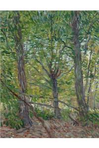 Trees, Vincent Van Gogh. Graph Paper Journal