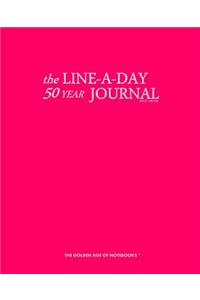 The Line-A-Day 50 Year Journal Pink Drink