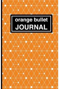 Orange Patterned Bullet Journal