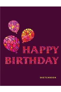 Happy Birthday Sketchbook