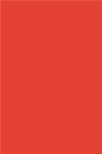 Journal Cinnabar Red Color Simple Plain Red