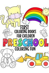 First Coloring Books For Children