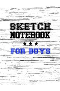 Sketch Notebook For Boys
