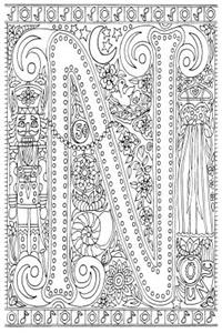 Color My Cover Journal - Creative Alphabet - N