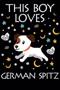 This Boy Loves German Spitz Notebook