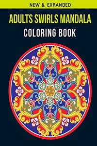 Adults Swirls Mandala Coloring Book