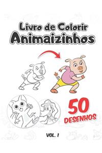 Livro de Colorir Animaizinhos