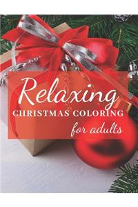 Relaxing Christmas Coloring For Adults
