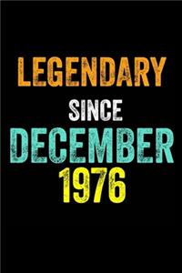 Legendary Since December 1976