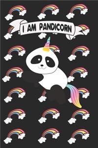 I am Pandicorn Gift for Girls