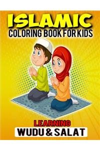 Islamic Coloring Book For Kids Learning Wudu & Salat