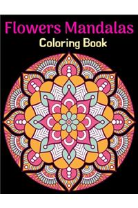 Flowers Mandalas Coloring Book