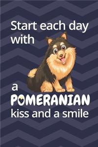 Start each day with a Pomeranian's kiss and a smile