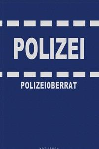 Polizei - Polizeioberrat - Notizbuch