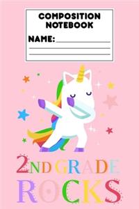 Composition Notebook 2nd Grade Rocks