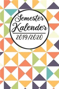 Semester Kalender 2019 / 2020