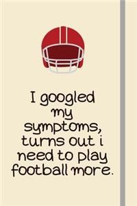 I googled my symptoms, turns out i need to play football more.