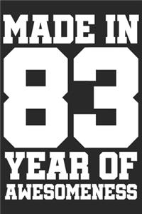 Made in 83 Year of Awesomeness