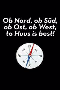 Ob Nord, ob Süd, ob Ost, ob West, to Huus is best!