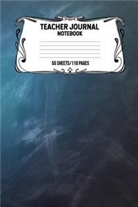 Teacher Journal Notebook 55 Sheets/110 Pages