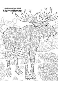 Livre de coloriage pour adultes Mammifères 2