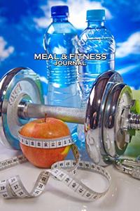 Meal & Fitness Journal Food Log Notebook