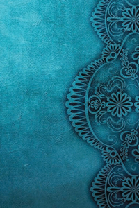 Turquoise Design Lined NoteBook