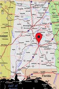 Montgomery, Alabama Pinned on a Map Journal