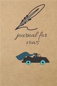 Journal for Vows