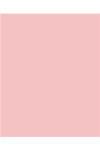 School Composition Book Baby Pink Color Simple Plain Baby Pink 130 Pages