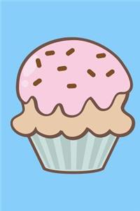 Cupcake Sketchbook: Cupcake Bordered Sketchbook for Kids. Funny Cupcake Drawing Book for Boys and Girls (Blank Bordered Sketchbooks)150 Pages 6x9 Cupcake Sketch Paper Book
