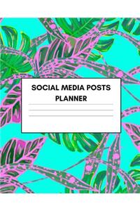 Social Media Posts Planner