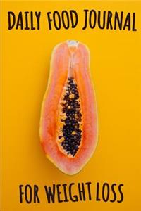 Daily Food Journal for Weight Loss