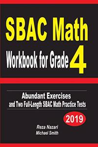 SBAC Math Workbook for Grade 4