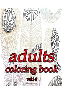 Adult Coloring Books: Stress Relieving Coloring Book: 1-2