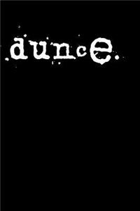 dunce.