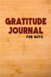 Gratitude Journal for Guys