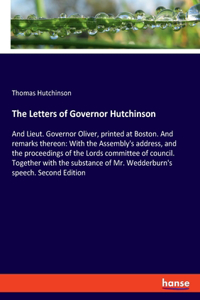 Letters of Governor Hutchinson