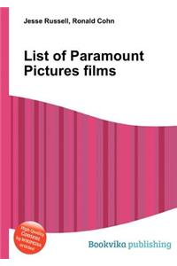 List of Paramount Pictures Films