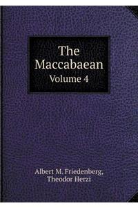 The Maccabaean Volume 4