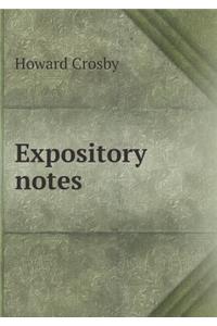 Expository Notes
